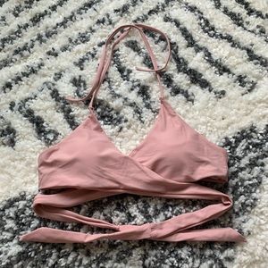 Pink Wrap Bikini top